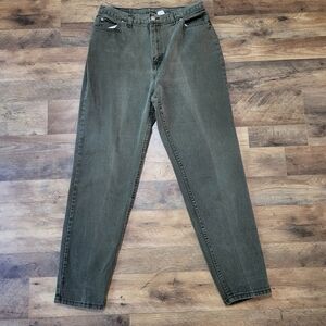 Faded Glory Vintage Women's Green Denim Jeans
